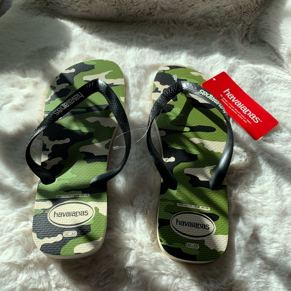 Havaianas Top Camo Flip Flop. Men’s SZ 11/12
